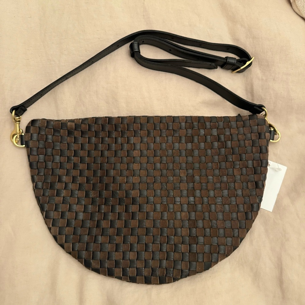 Clare V. Grande Fanny Pack in Brown Black NWT - Picture 5 of 6